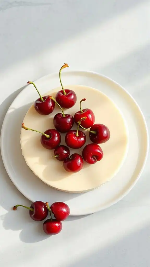 artistic cherry garnish elevates