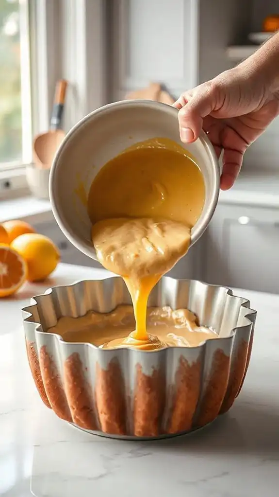 artistic engineered batter pouring