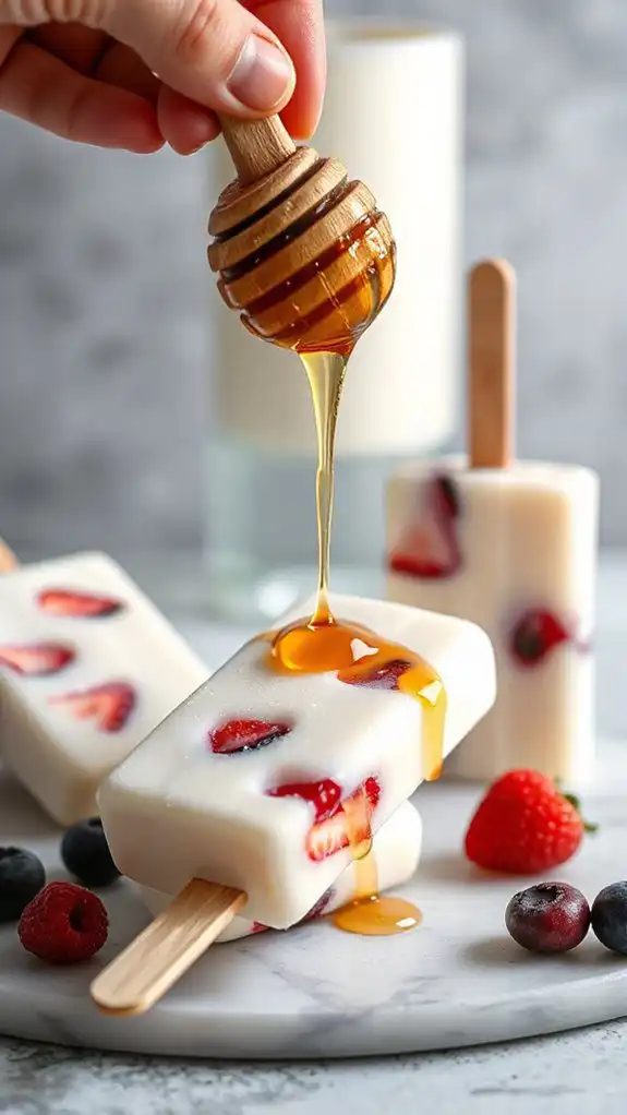 artistic honey drizzle harmony