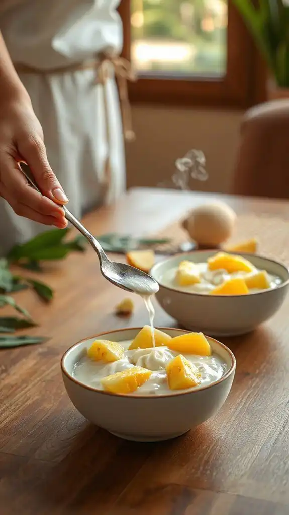 artistic silky coconut plating