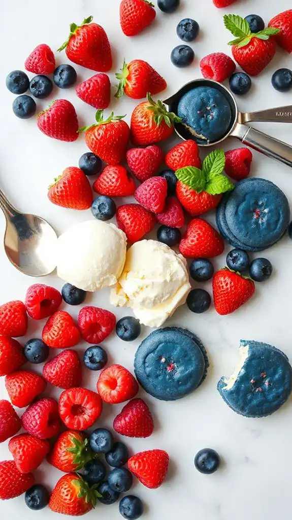 assemble patriotic ice cream sandwiches assemble patriotic ice cream sandwiches