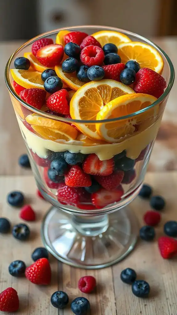 assemble uniform fruit mosaic