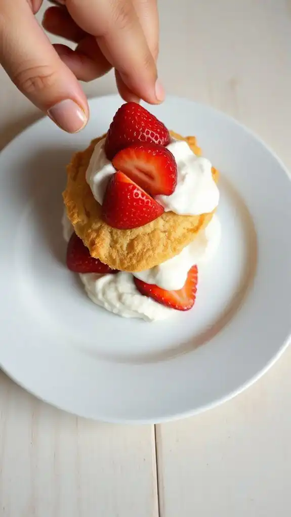 assemble vegan shortcake layers assemble vegan shortcake layers