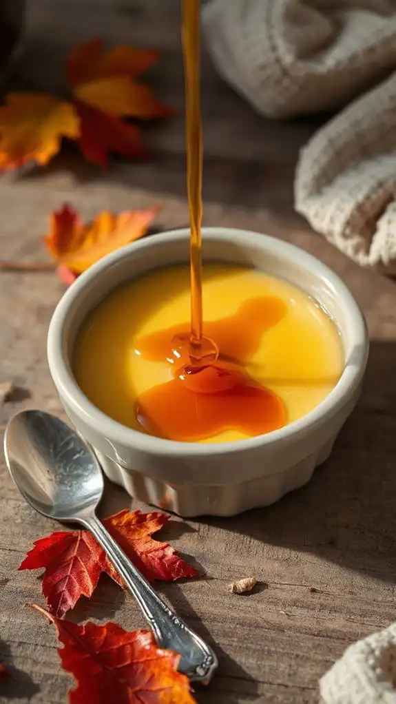 authentic vermont maple custard