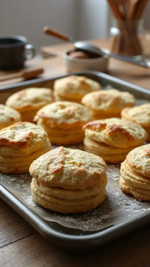 bake golden flaky biscuits