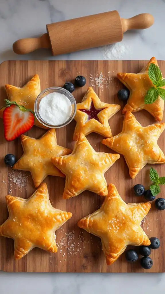 bake golden star pies