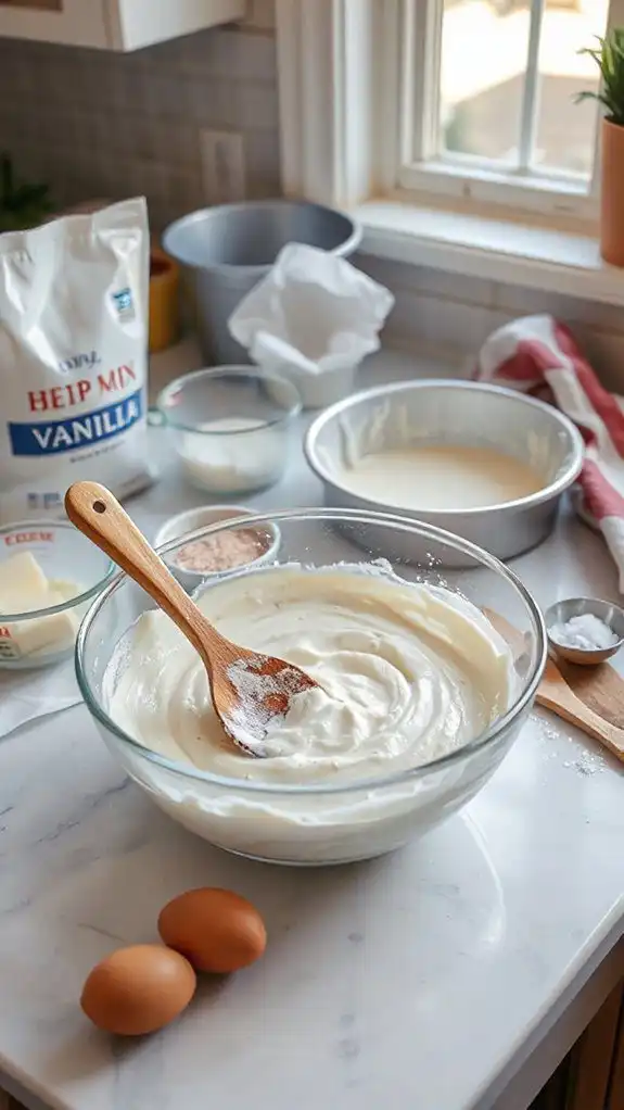 bake precise patriotic layers