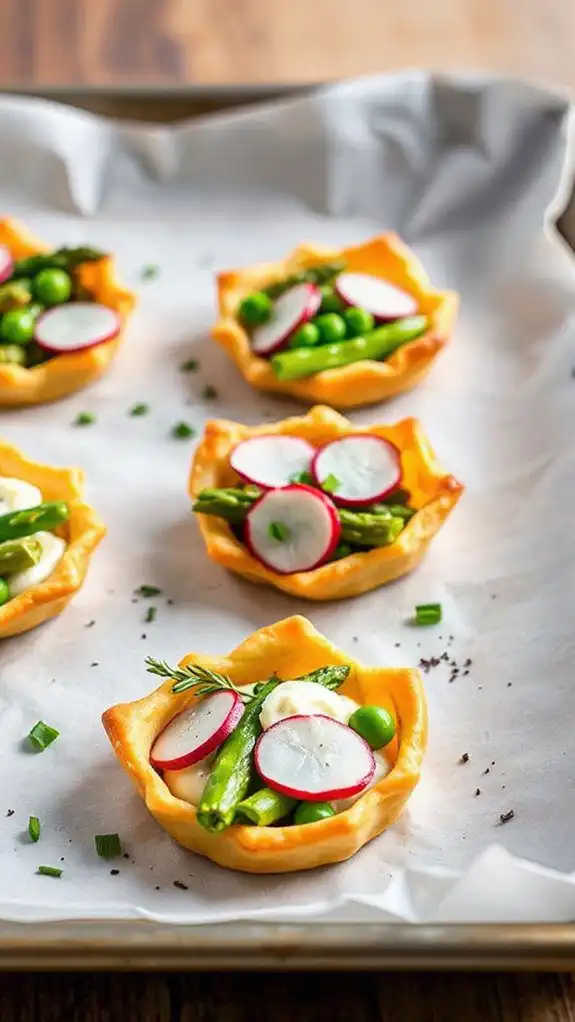 bake tartlets for twenty five minutes