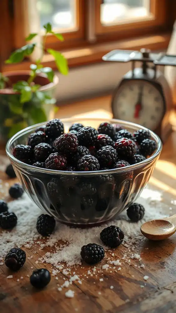 balanced blackberry filling blend
