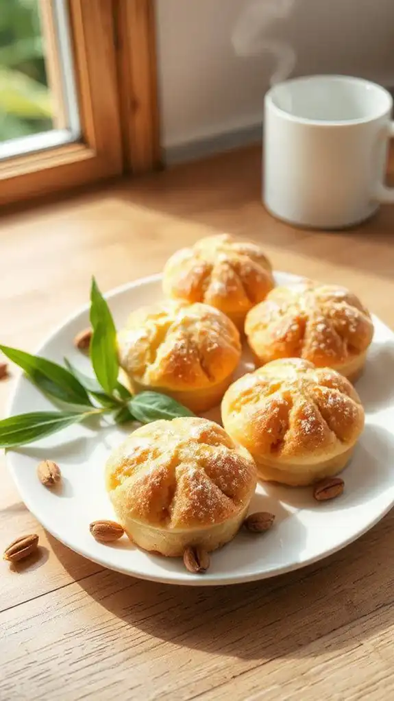bamboo shoot cardamom muffins