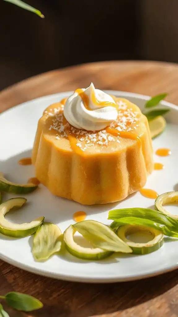 bamboo shoot coconut dessert
