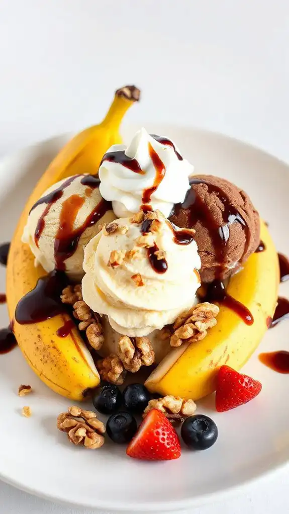 banana split dessert delight