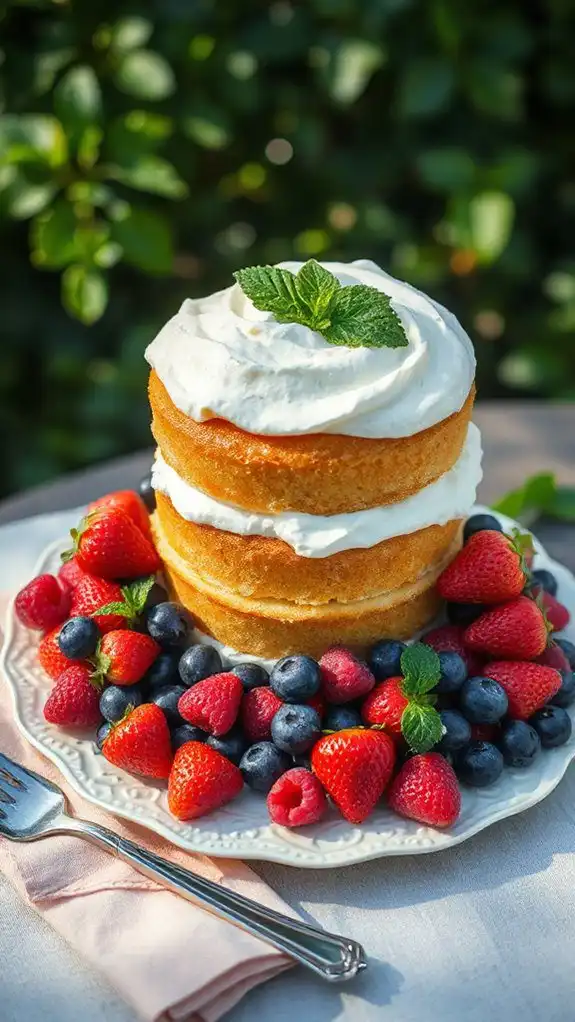 berries and cream delight