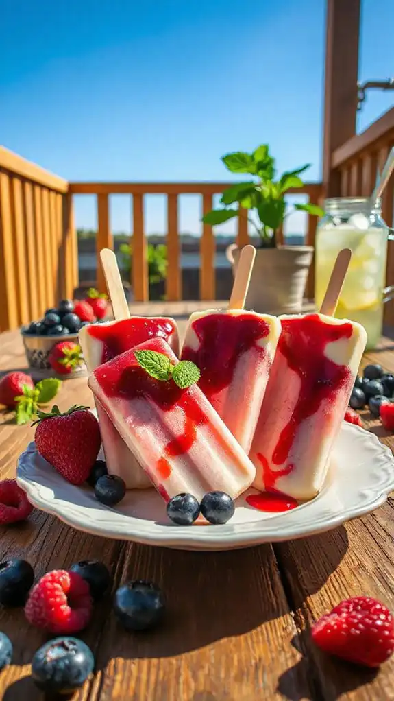 berry cheesecake frozen treat berry cheesecake frozen treat