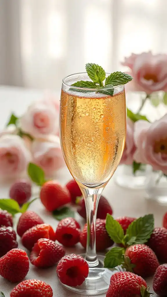 berry infused sparkling drinks