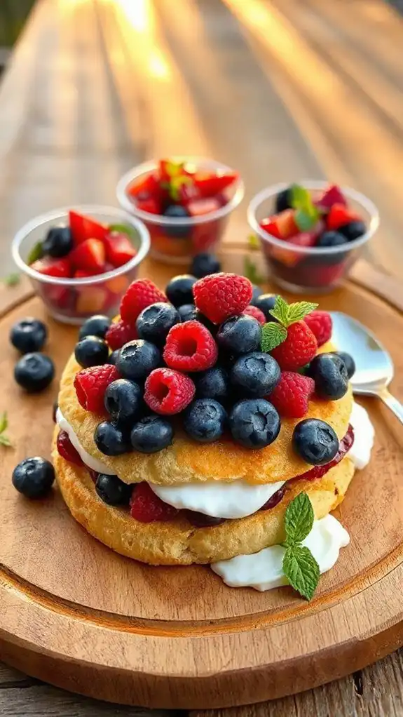 berry infused summer shortcake delight