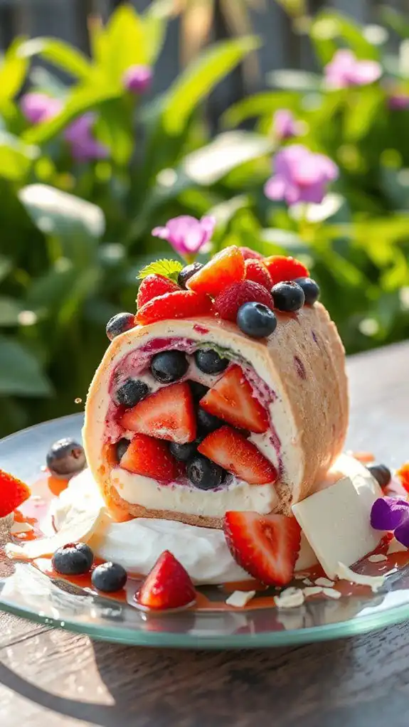 berry layered dessert delight