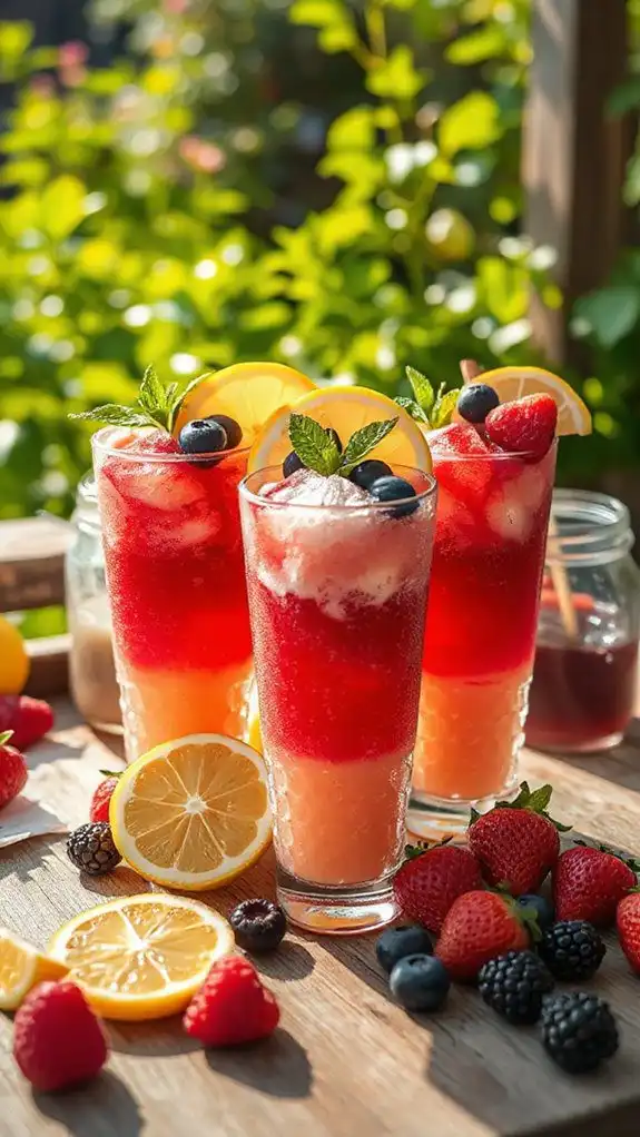 berry lemonade slushie recipe