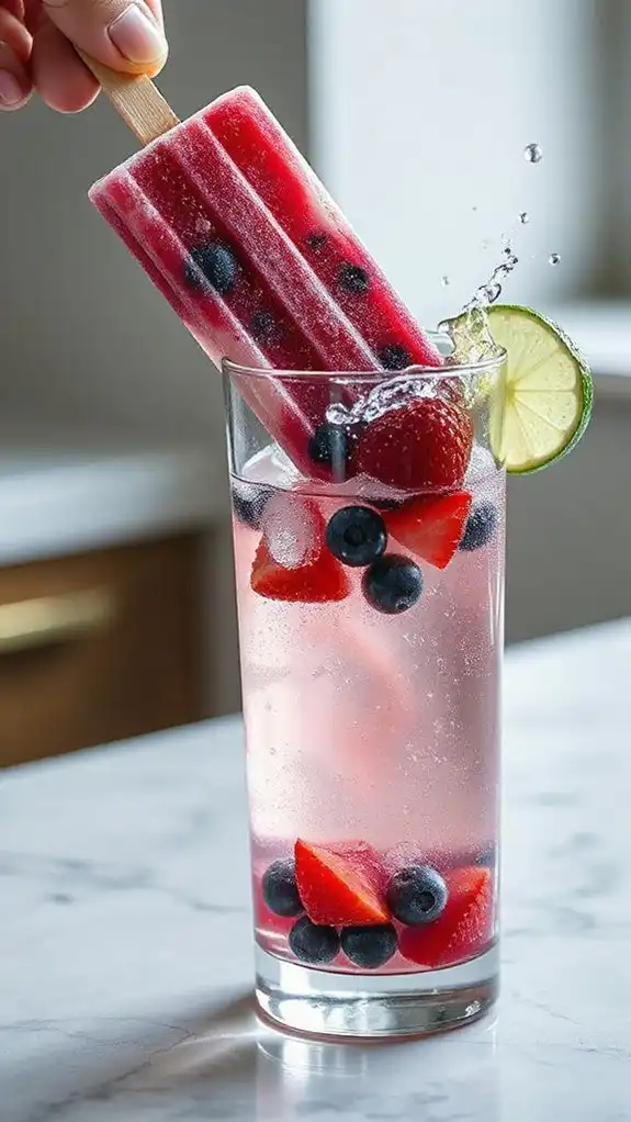 berry plunge creates layers