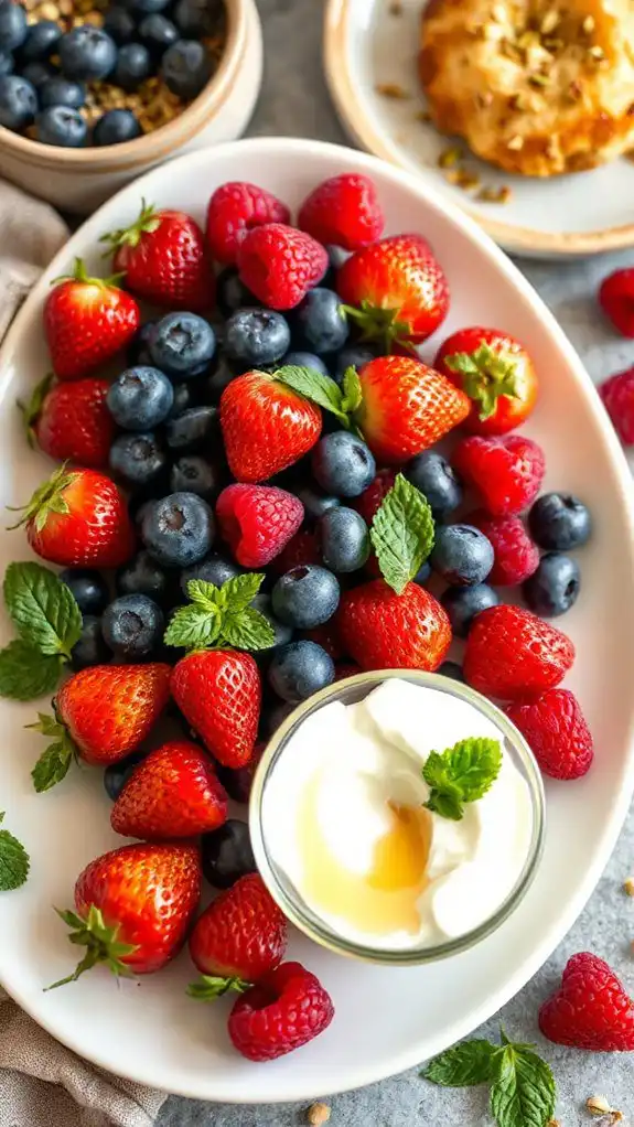 berry themed culinary creations