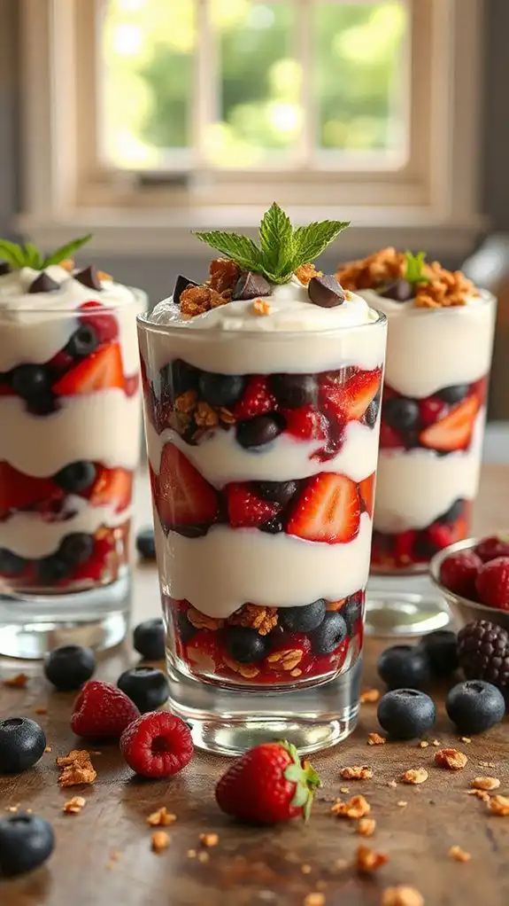 berry yogurt parfaits recipe berry yogurt parfaits recipe