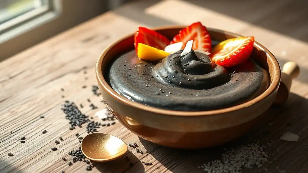 black sesame summer desserts