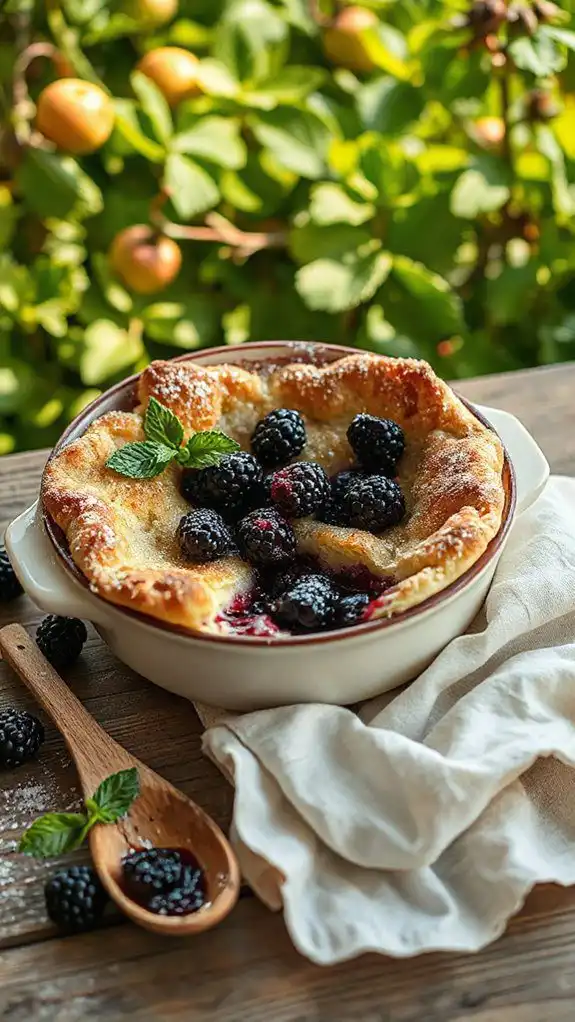 blackberry cobbler dessert delight