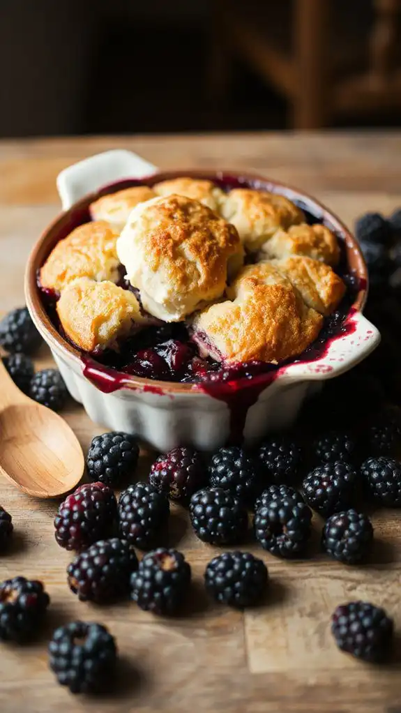 blackberry cobbler fruit dessert