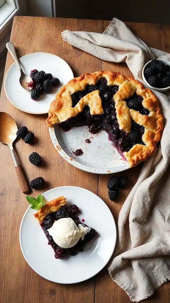 blackberry pie pairing suggestions