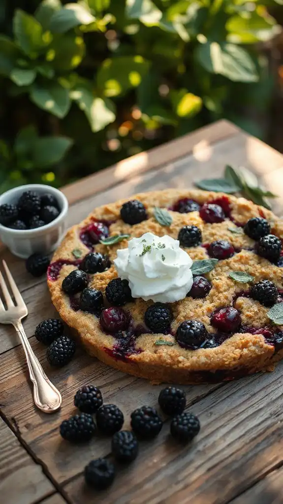 blackberry sage crumble delight