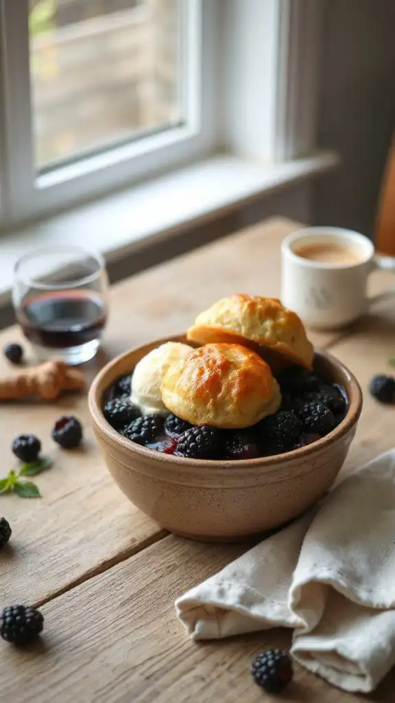 blackberry slump wine pairings