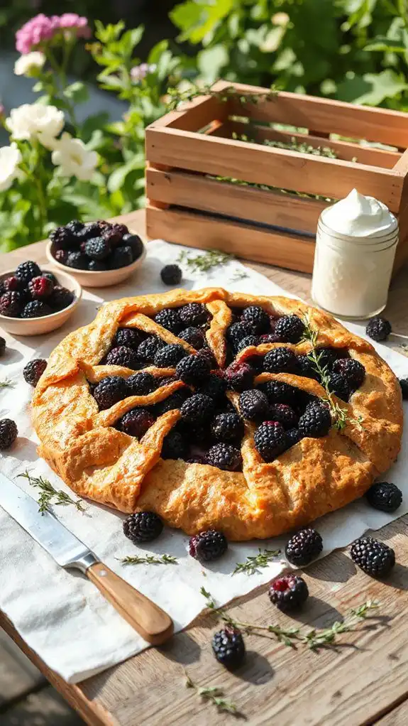 blackberry thyme galette recipe
