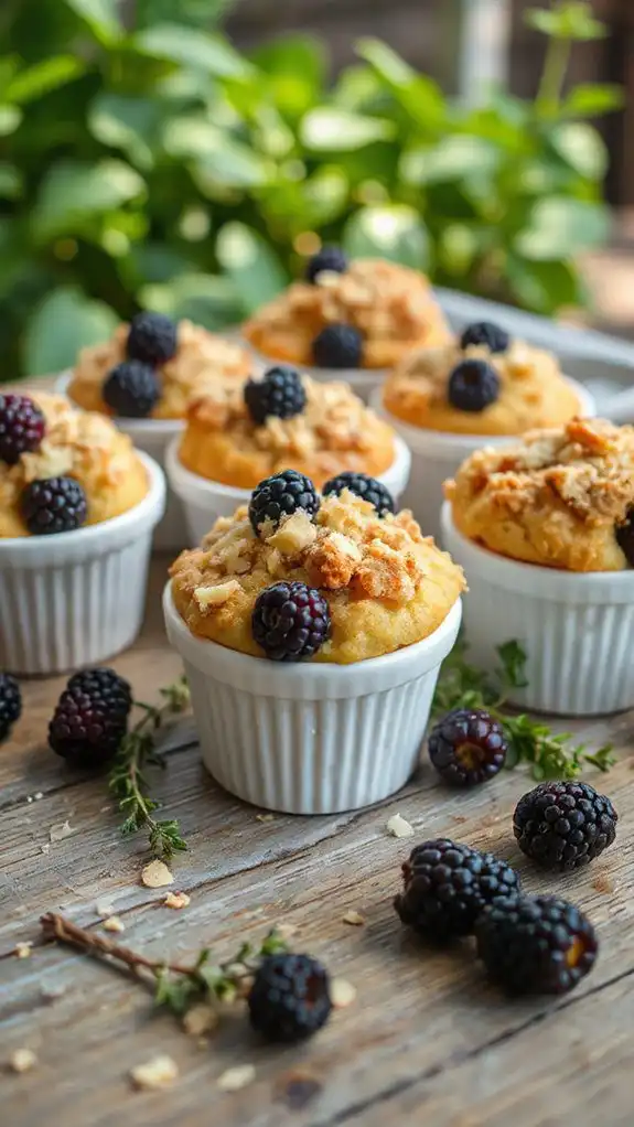 blackberry thyme muffins recipe