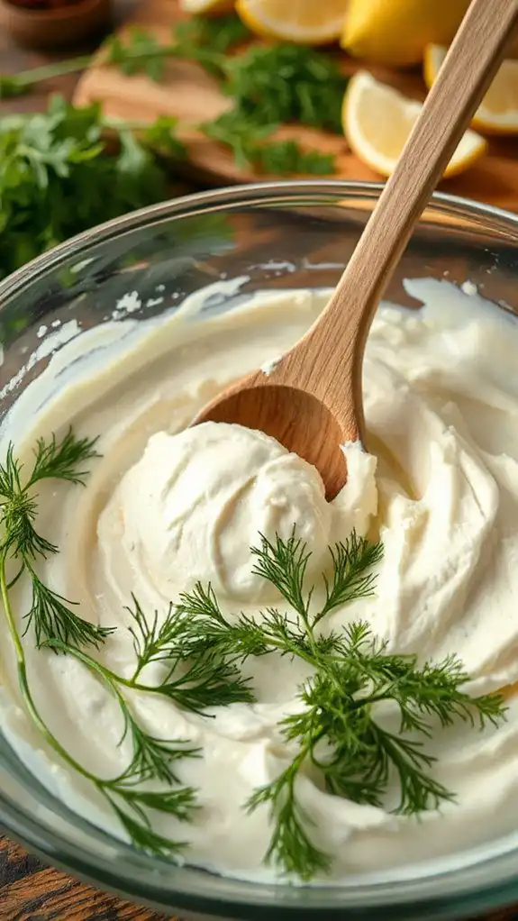 blend cream cheese dill