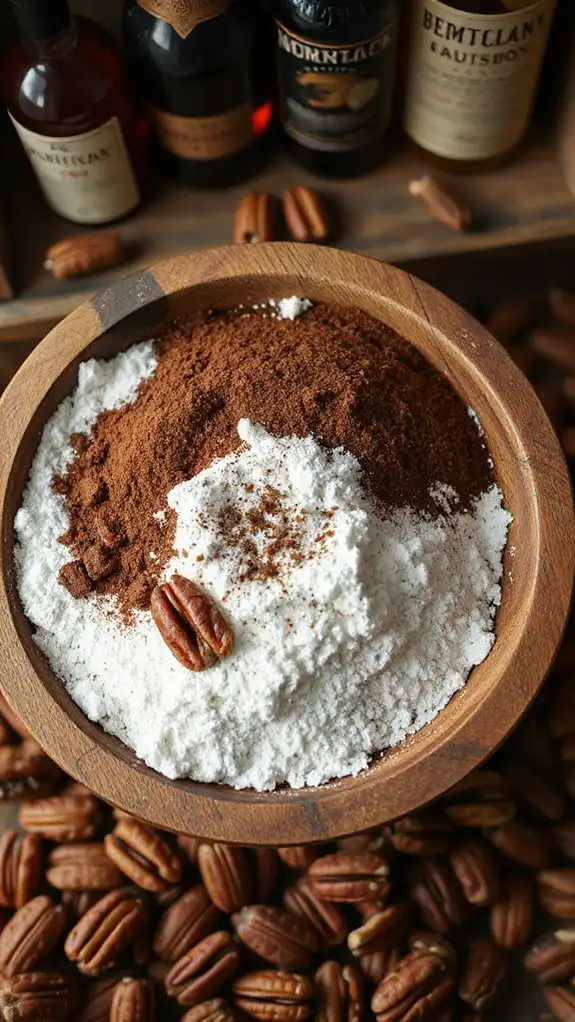 blend dry ingredients carefully