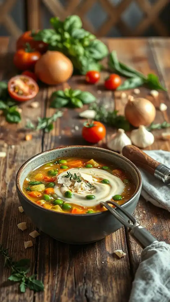 blend in creamy cheese