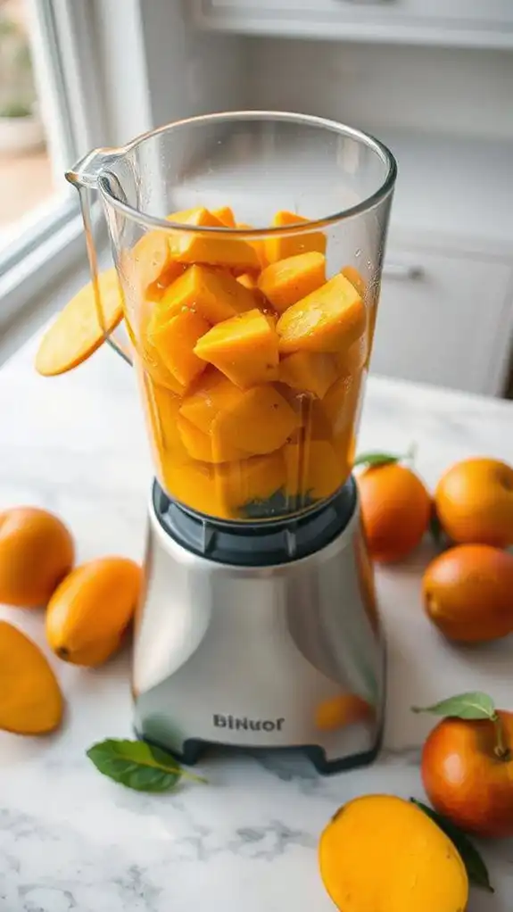 blend mango puree innovatively