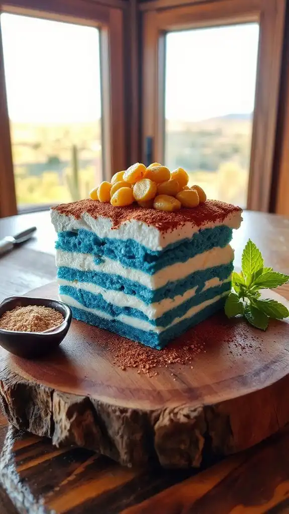 blue corn dessert delight
