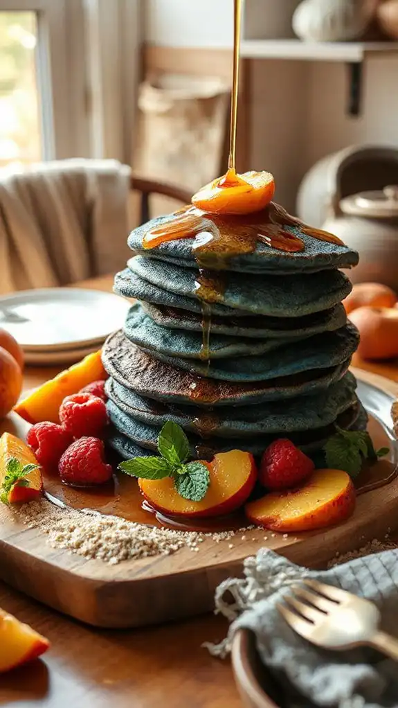 blue corn pancake delight
