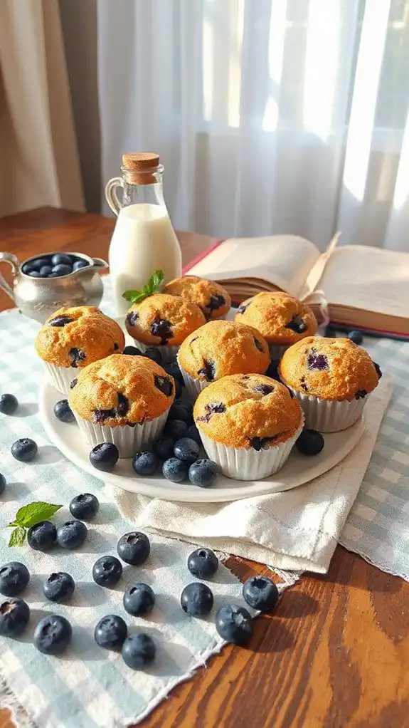 blueberry buttermilk muffin delight