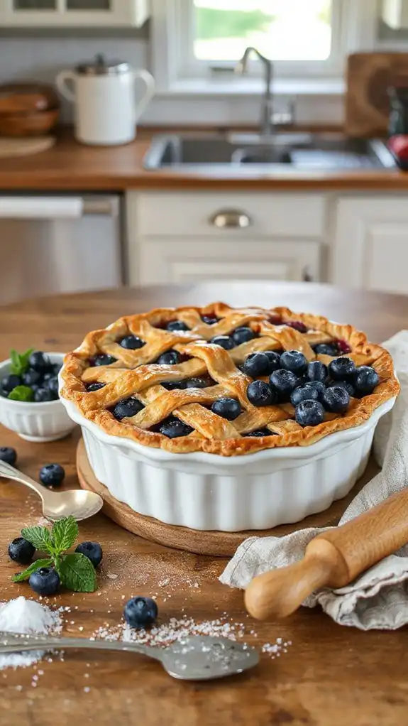 blueberry lattice pie adaptations
