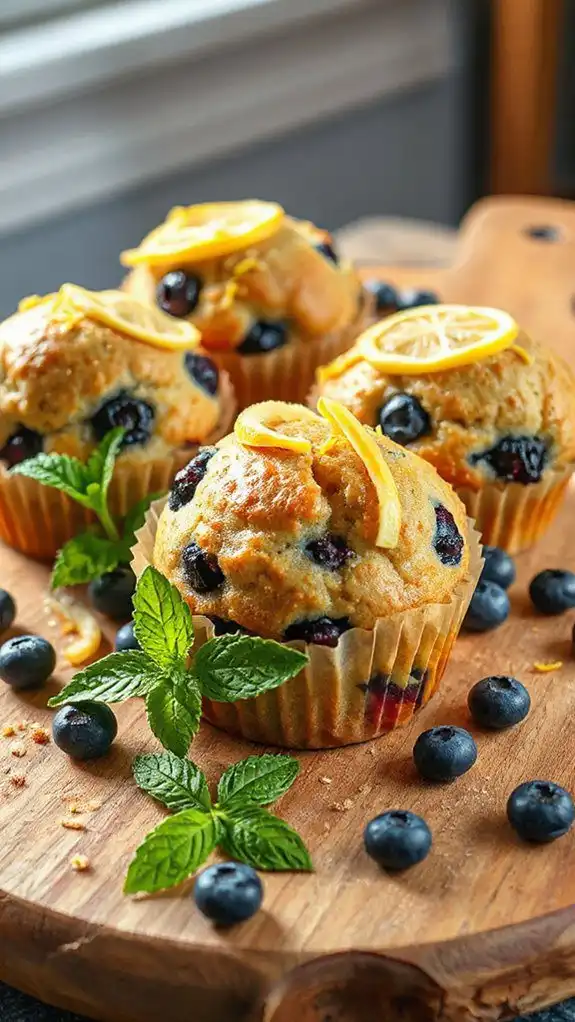 blueberry rye muffins recipe