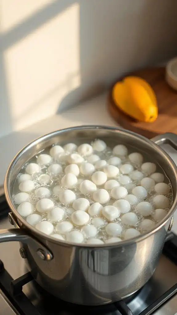 boil sago until translucent