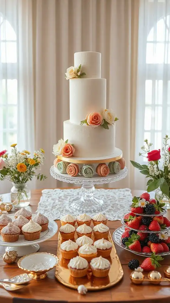 bridal desserts artistic fusion