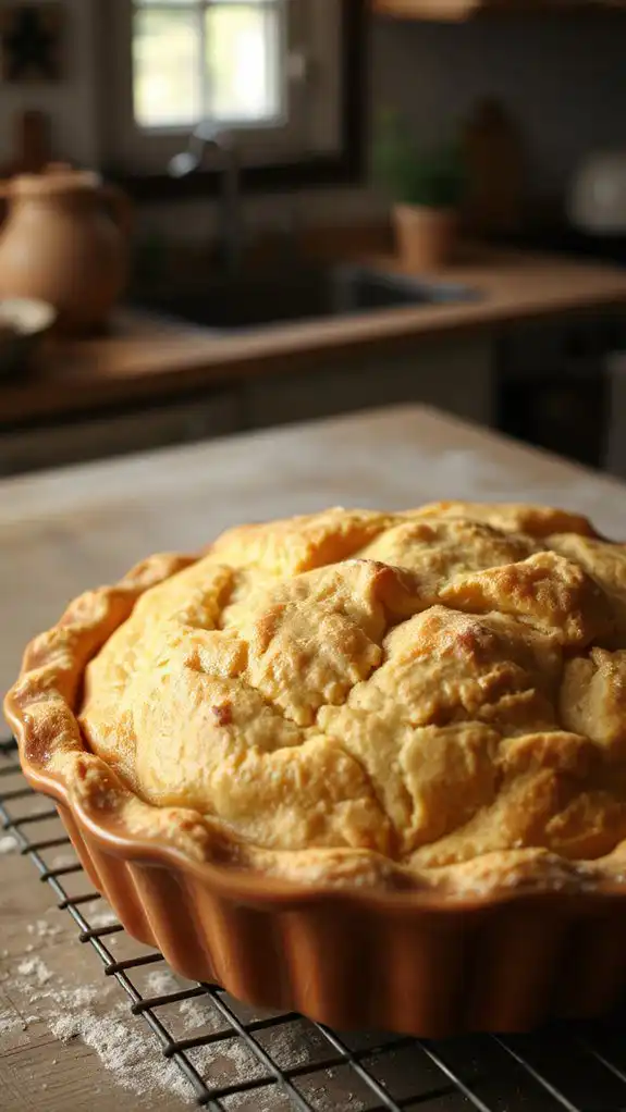 brief baking ensures crispness