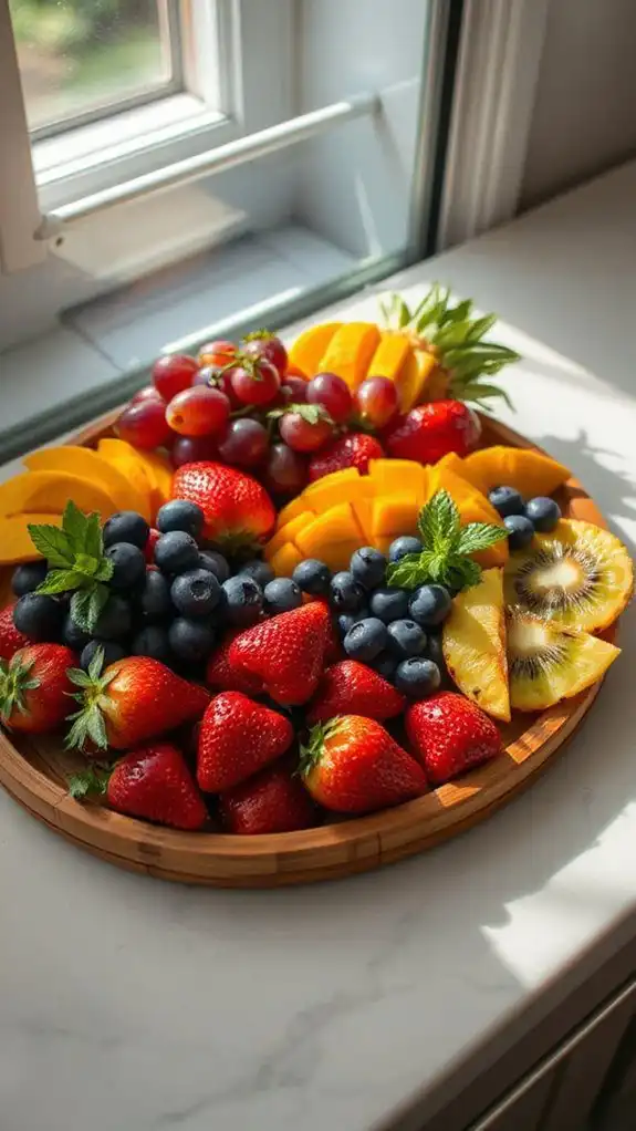 briefly chill fruit platter briefly chill fruit platter