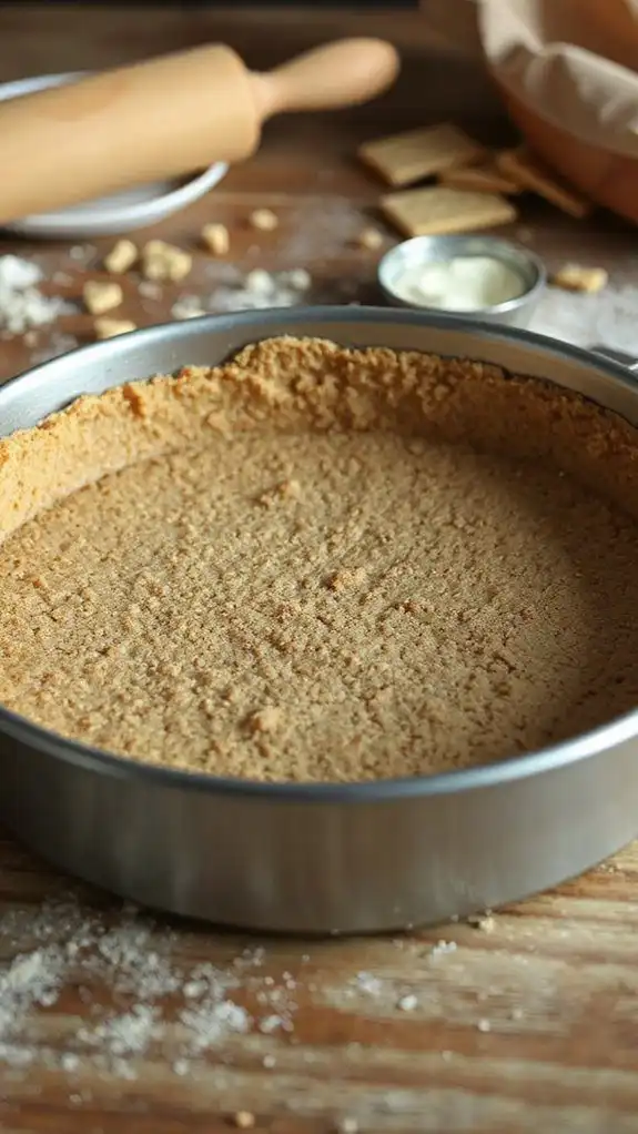 briefly pre bake the crust briefly pre bake the crust