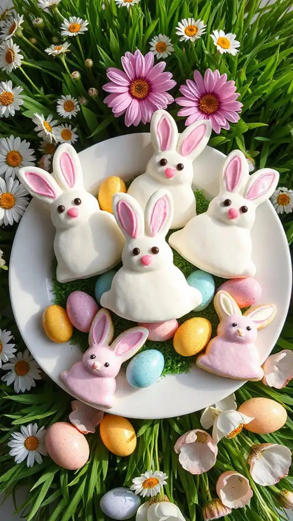 bunny shaped festive snacks bunny shaped festive snacks