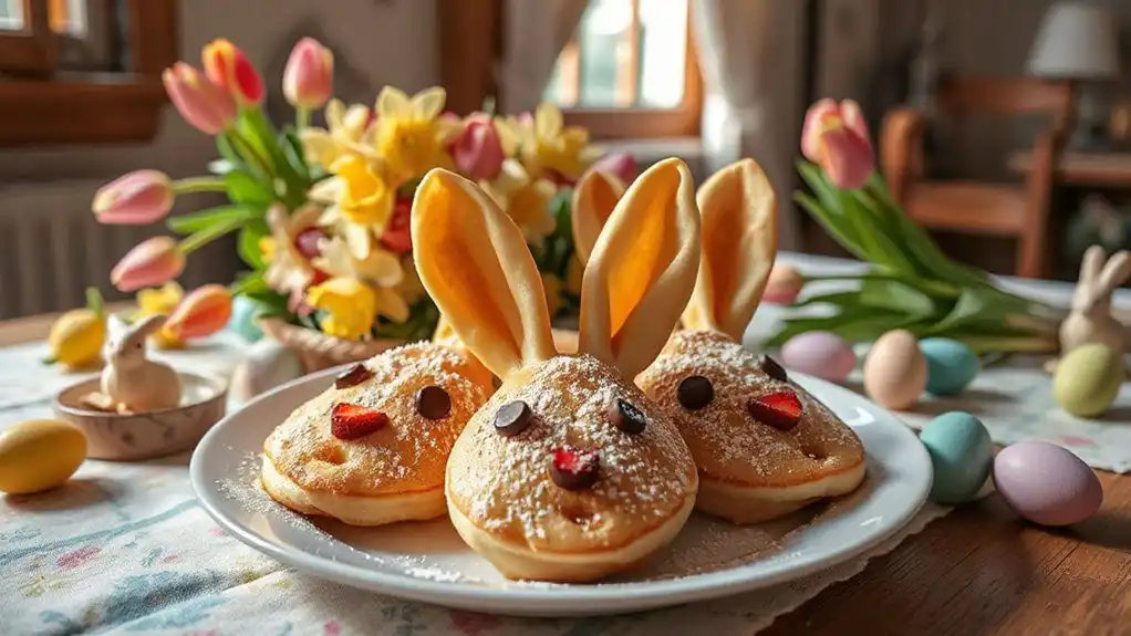 bunny shaped pancakes for kids