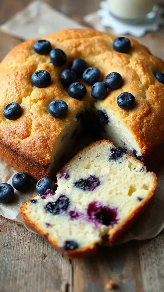buttermilk blueberry breakfast cake